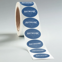 Load image into Gallery viewer, Oval Paper Roll Labels-2