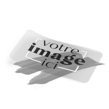 Load image into Gallery viewer, Autocollants électrostatiques rectangulaires transparents à coins arrondis