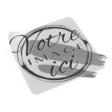 Load image into Gallery viewer, Autocollants carrés transparents à coins arrondis