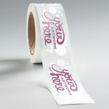 Load image into Gallery viewer, Clear Rectangle Waterproof Roll Labels