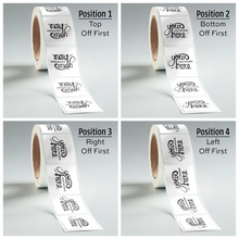 Load image into Gallery viewer, Rectangle BOPP Roll Labels