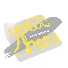 Load image into Gallery viewer, Clear Round Corner Square Stickers