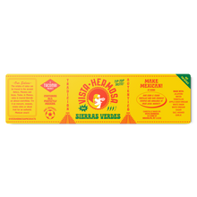 Load image into Gallery viewer, Table Salsa Label: Sierras Verdes - 7"x1.875" - New York
