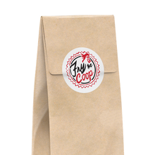 Load image into Gallery viewer, Fry The Coop Logo Paper Roll Labels
