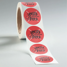 Load image into Gallery viewer, Circle BOPP Roll Labels
