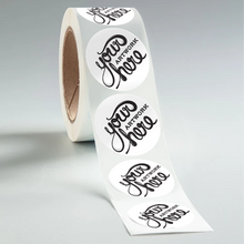 Load image into Gallery viewer, Circle Paper Roll Labels
