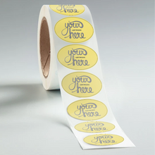 Load image into Gallery viewer, Oval Waterproof Roll Labels
