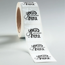 Load image into Gallery viewer, Clear Square Waterproof Roll Labels
