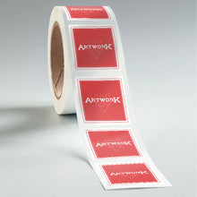 Load image into Gallery viewer, Square Paper Roll Labels
